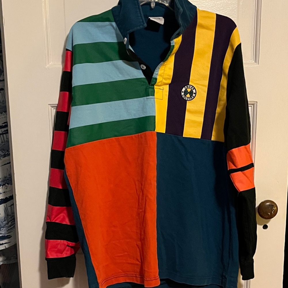 Colorful Striped Polo Shirt
